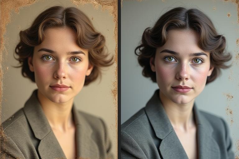 Professional photo restoration and digital editing services